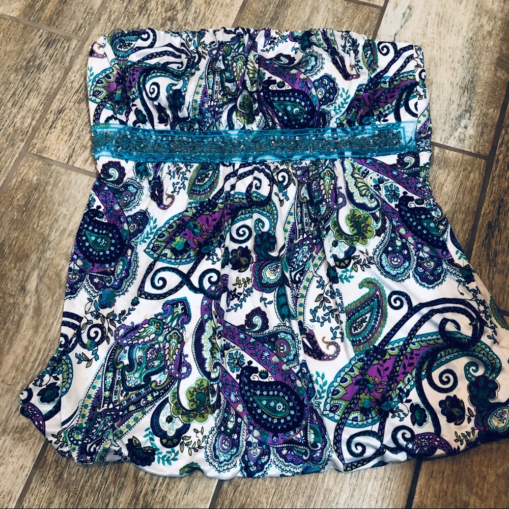Studio Y Strapless Top Size XL